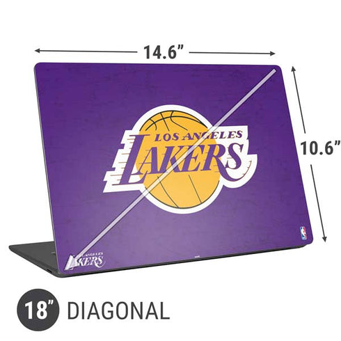 NBA Los Angeles Lakers Purple Primary Logo Universal Laptop 18in (14.6 x 10.6in) Skin