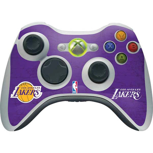 NBA Los Angeles Lakers Purple Primary Logo Xbox 360 Wireless Controller Skin