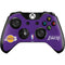 NBA Los Angeles Lakers Purple Primary Logo Xbox One Controller Skin