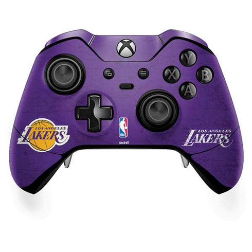 NBA Los Angeles Lakers Purple Primary Logo Xbox One Elite Controller Skin