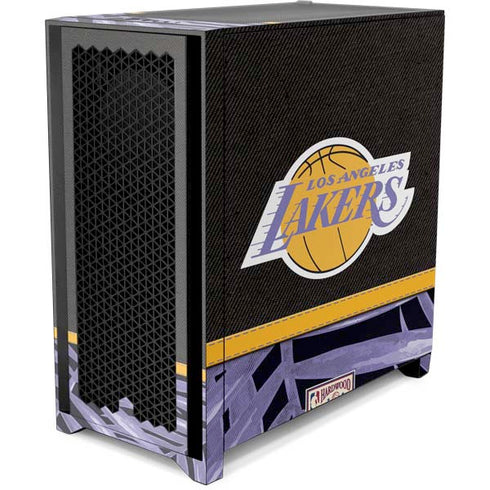NBA Los Angeles Lakers Retro Palms Corsair 4000D Tempered Glass Mid-Tower ATX Case Skin