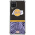 NBA Los Angeles Lakers Retro Palms Galaxy A12 Clear Case