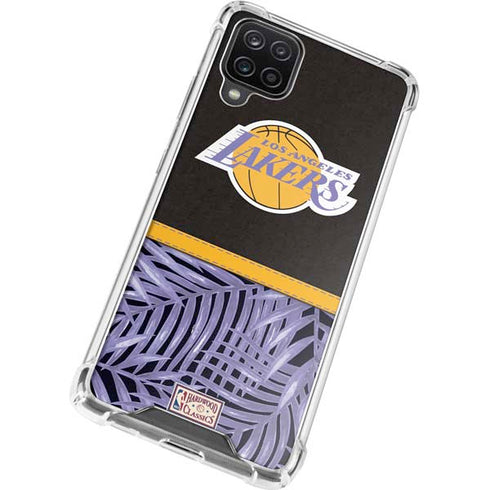 NBA Los Angeles Lakers Retro Palms Galaxy A12 Clear Case