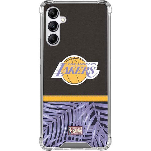 NBA Los Angeles Lakers Retro Palms Galaxy A15 5G Clear Case