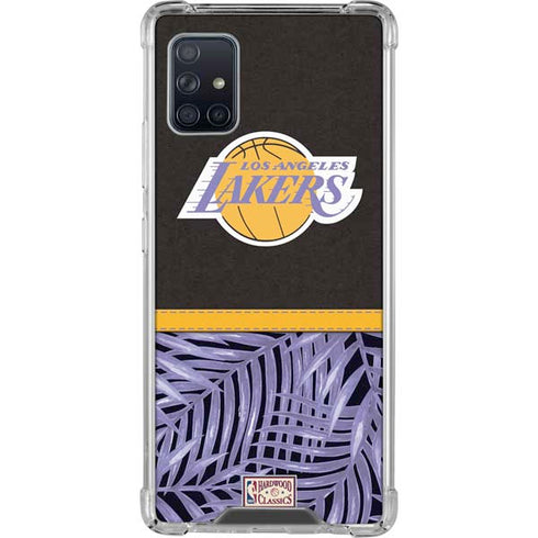 NBA Los Angeles Lakers Retro Palms Galaxy A51 5G Clear Case