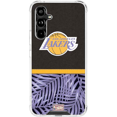 NBA Los Angeles Lakers Retro Palms Galaxy A54 5G Clear Case
