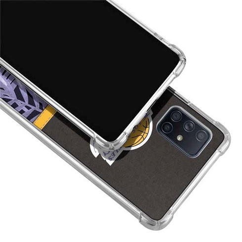 NBA Los Angeles Lakers Retro Palms Galaxy A71 5G Clear Case