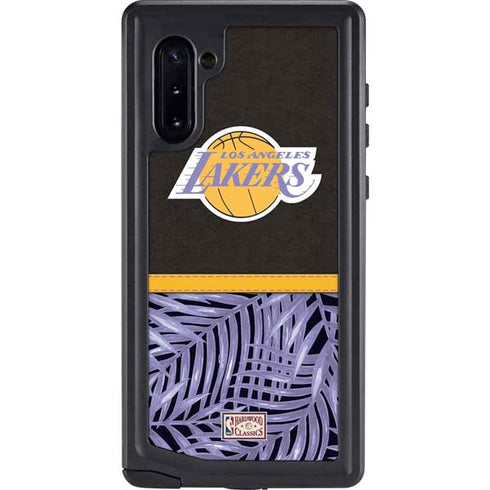NBA Los Angeles Lakers Retro Palms Galaxy Note 10 Waterproof Case
