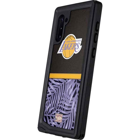 NBA Los Angeles Lakers Retro Palms Galaxy Note 10 Waterproof Case