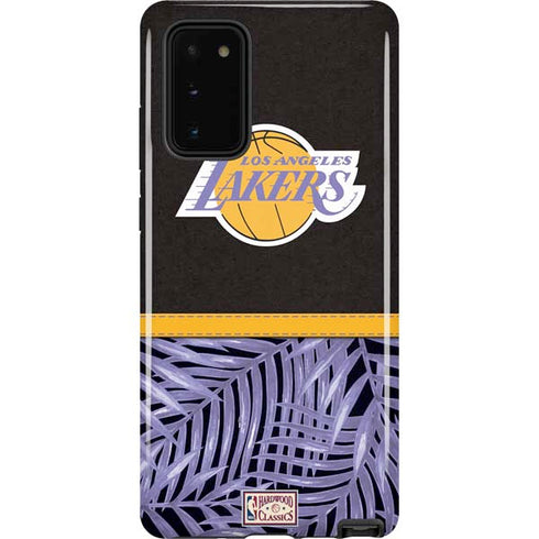 NBA Los Angeles Lakers Retro Palms Galaxy Note20 5G Pro Case