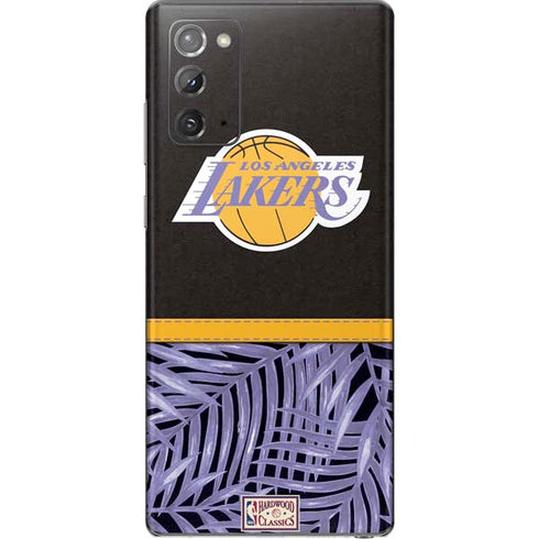 NBA Los Angeles Lakers Retro Palms Galaxy Note20 5G Skin