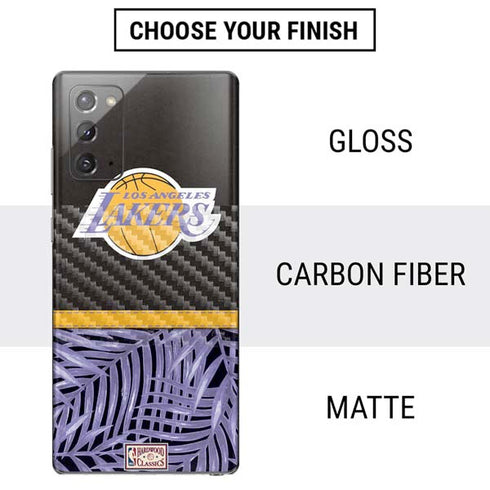 NBA Los Angeles Lakers Retro Palms Galaxy Note20 5G Skin