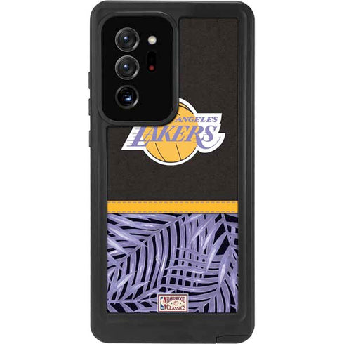 NBA Los Angeles Lakers Retro Palms Galaxy Note20 Ultra 5G Waterproof Case