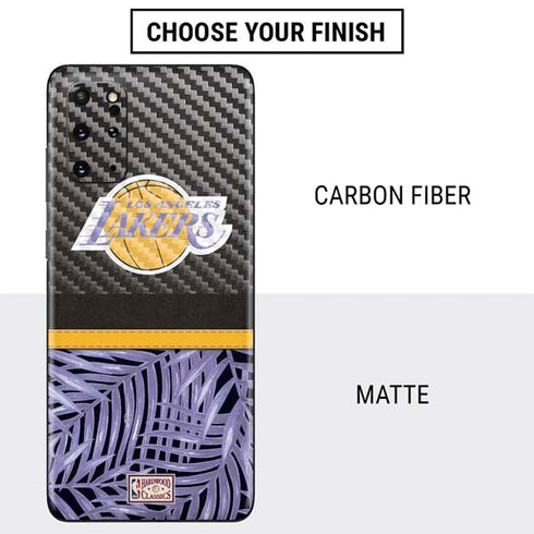 NBA Los Angeles Lakers Retro Palms Galaxy S20 Plus Skin