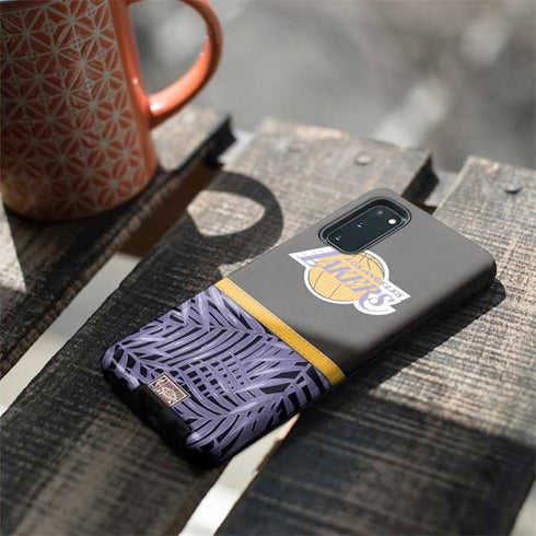 NBA Los Angeles Lakers Retro Palms Galaxy S20 Pro Case