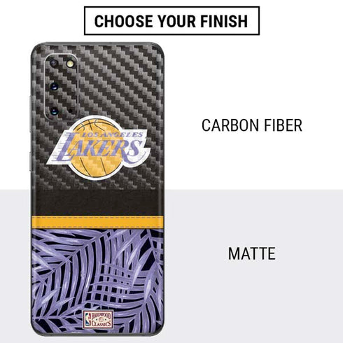 NBA Los Angeles Lakers Retro Palms Galaxy S20 Skin