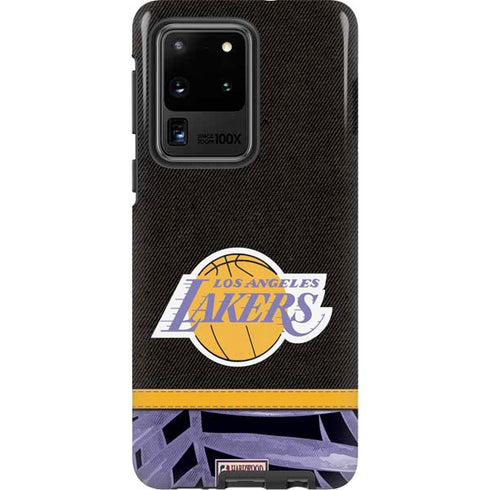 NBA Los Angeles Lakers Retro Palms Galaxy S20 Ultra 5G Pro Case