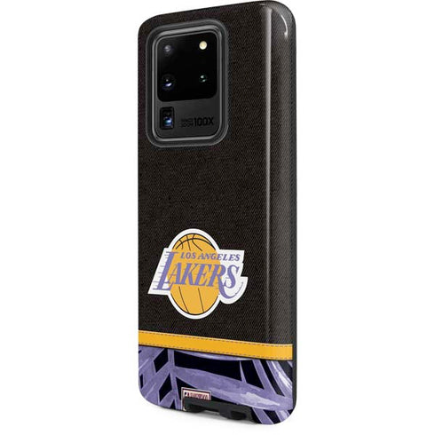 NBA Los Angeles Lakers Retro Palms Galaxy S20 Ultra 5G Pro Case