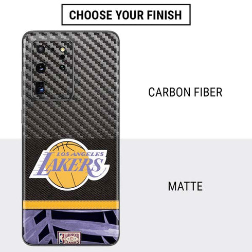 NBA Los Angeles Lakers Retro Palms Galaxy S20 Ultra 5G Skin
