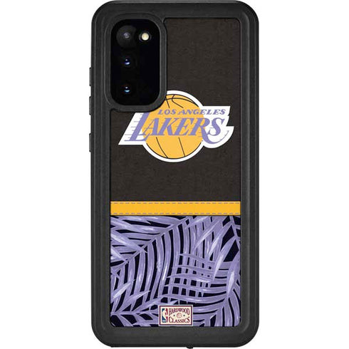 NBA Los Angeles Lakers Retro Palms Galaxy S20 Waterproof Case