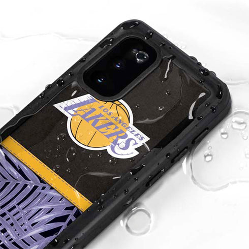 NBA Los Angeles Lakers Retro Palms Galaxy S20 Waterproof Case