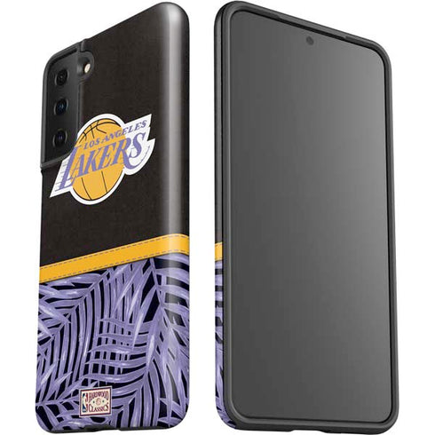 NBA Los Angeles Lakers Retro Palms Galaxy S21 FE Pro Case
