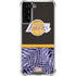 NBA Los Angeles Lakers Retro Palms Galaxy S21 Plus 5G Clear Case