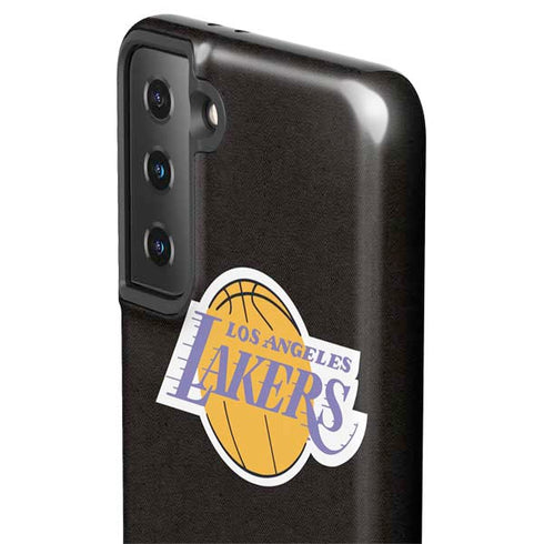 NBA Los Angeles Lakers Retro Palms Galaxy S21 Plus 5G Pro Case