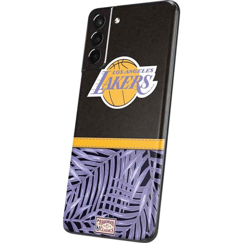 NBA Los Angeles Lakers Retro Palms Galaxy S21 Plus 5G Skin