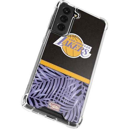 NBA Los Angeles Lakers Retro Palms Galaxy S22 Plus Clear Case