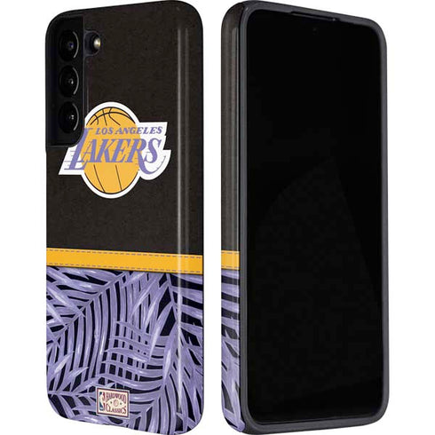 NBA Los Angeles Lakers Retro Palms Galaxy S22 Plus Pro Case