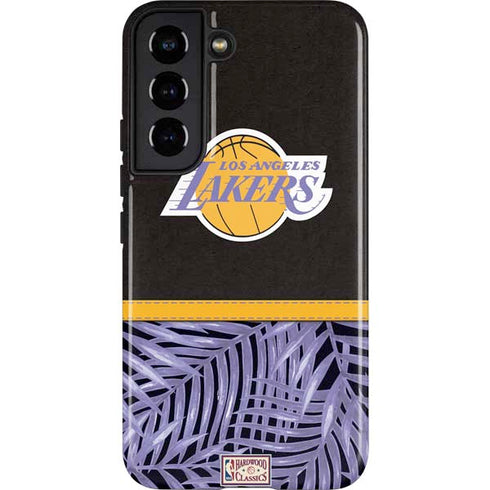 NBA Los Angeles Lakers Retro Palms Galaxy S22 Pro Case