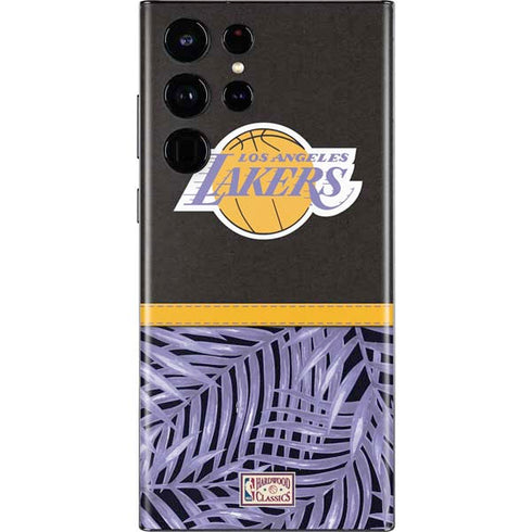 NBA Los Angeles Lakers Retro Palms Galaxy S22 Ultra Skin