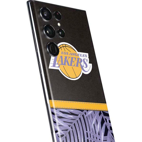 NBA Los Angeles Lakers Retro Palms Galaxy S22 Ultra Skin