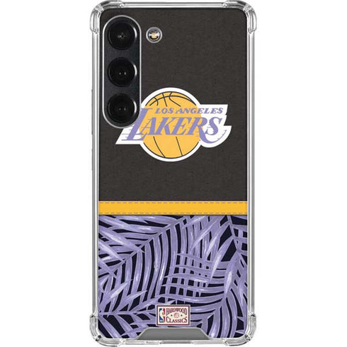NBA Los Angeles Lakers Retro Palms Galaxy S23 Clear Case