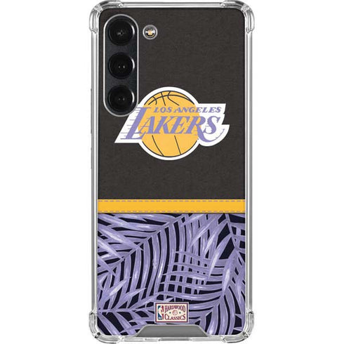 NBA Los Angeles Lakers Retro Palms Galaxy S23 Plus Clear Case