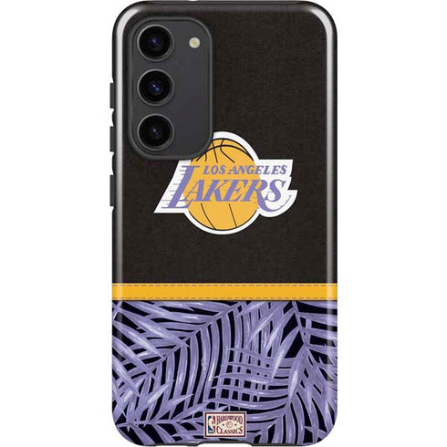 NBA Los Angeles Lakers Retro Palms Galaxy S23 Plus Pro Case