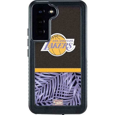 NBA Los Angeles Lakers Retro Palms Galaxy S23 Plus Waterproof Case
