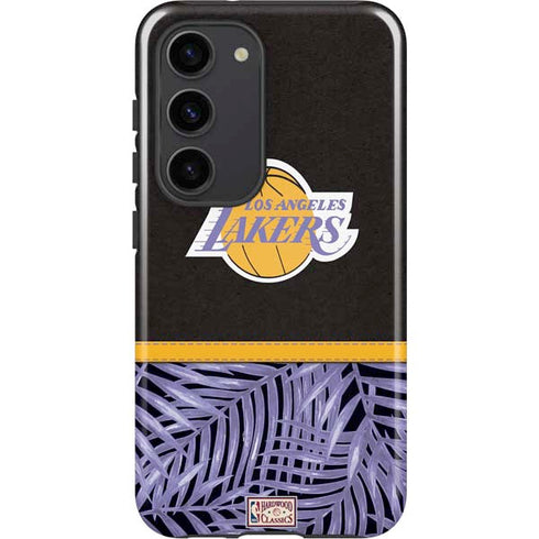NBA Los Angeles Lakers Retro Palms Galaxy S23 Pro Case