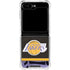NBA Los Angeles Lakers Retro Palms Galaxy Z Flip5 5G Clear Case