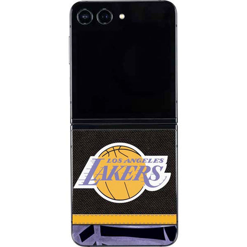 NBA Los Angeles Lakers Retro Palms Galaxy Z Flip5 5G Skin