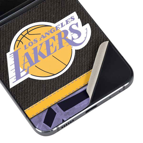 NBA Los Angeles Lakers Retro Palms Galaxy Z Flip5 5G Skin