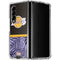 NBA Los Angeles Lakers Retro Palms Galaxy Z Fold4 5G Clear Case