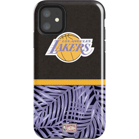 NBA Los Angeles Lakers Retro Palms iPhone 11 Impact Case