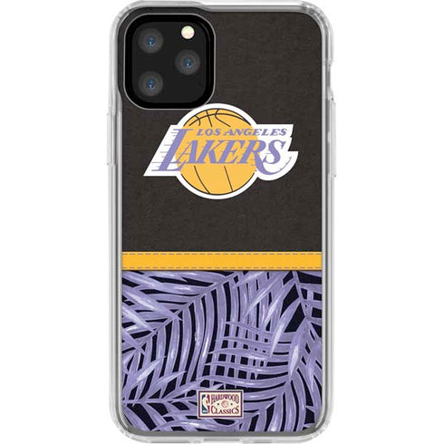 NBA Los Angeles Lakers Retro Palms iPhone 11 Pro Clear Case