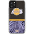 NBA Los Angeles Lakers Retro Palms iPhone 11 Pro Clear Case
