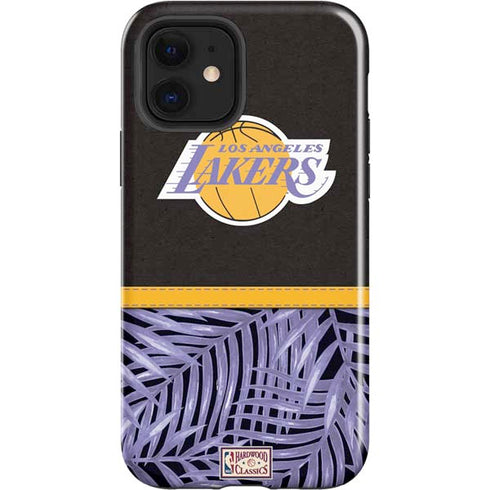 NBA Los Angeles Lakers Retro Palms iPhone 12 Impact Case