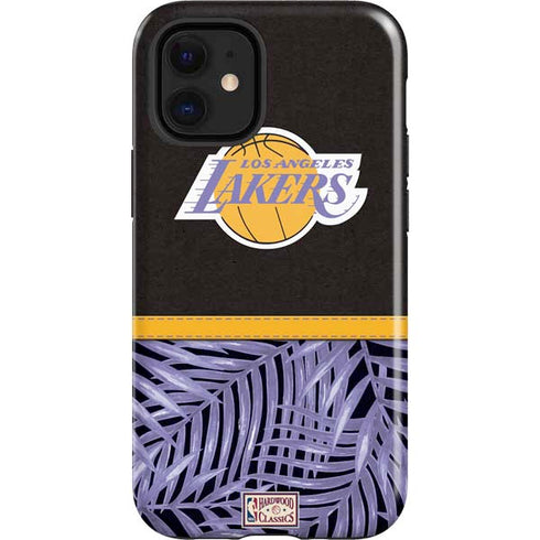 NBA Los Angeles Lakers Retro Palms iPhone 12 Mini Impact Case