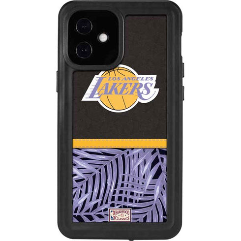 NBA Los Angeles Lakers Retro Palms iPhone 12 Mini Waterproof Case