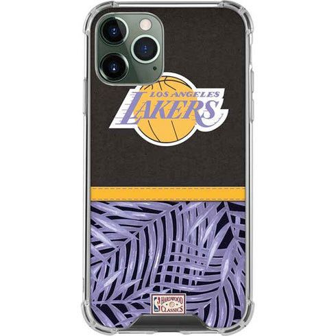 NBA Los Angeles Lakers Retro Palms iPhone 12 Pro Clear Case